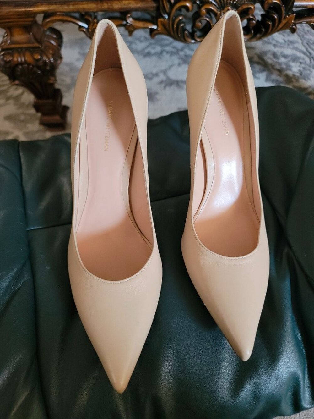 Stuart Weitzman Flirt Pump Monogrom